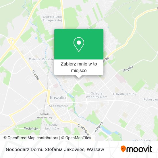 Mapa Gospodarz Domu Stefania Jakowiec