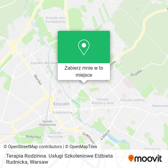 Mapa Terapia Rodzinna. Usługi Szkoleniowe Elżbieta Rudnicka