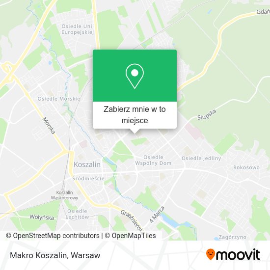 Mapa Makro Koszalin