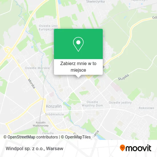 Mapa Windpol sp. z o.o.