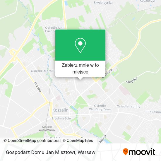 Mapa Gospodarz Domu Jan Misztowt