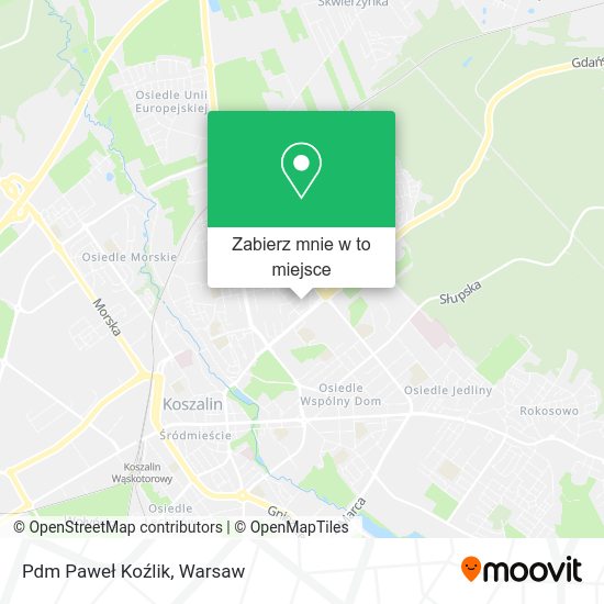 Mapa Pdm Paweł Koźlik