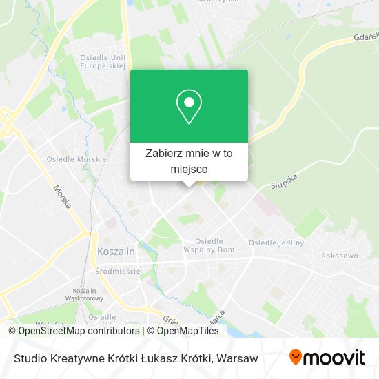 Mapa Studio Kreatywne Krótki Łukasz Krótki