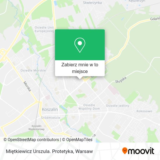 Mapa Miętkiewicz Urszula. Protetyka