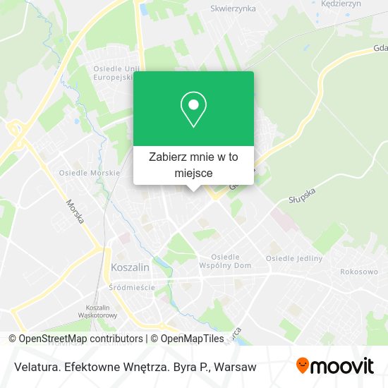 Mapa Velatura. Efektowne Wnętrza. Byra P.