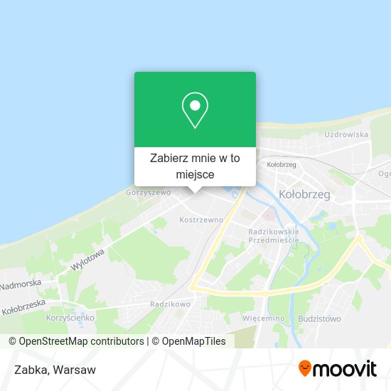 Mapa Zabka