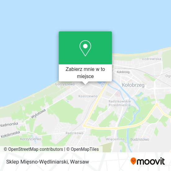 Mapa Sklep Mięsno-Wędliniarski