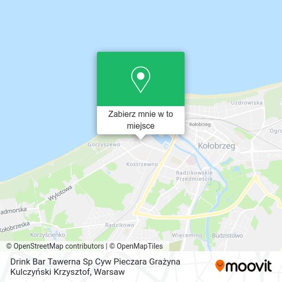 Mapa Drink Bar Tawerna Sp Cyw Pieczara Grażyna Kulczyński Krzysztof