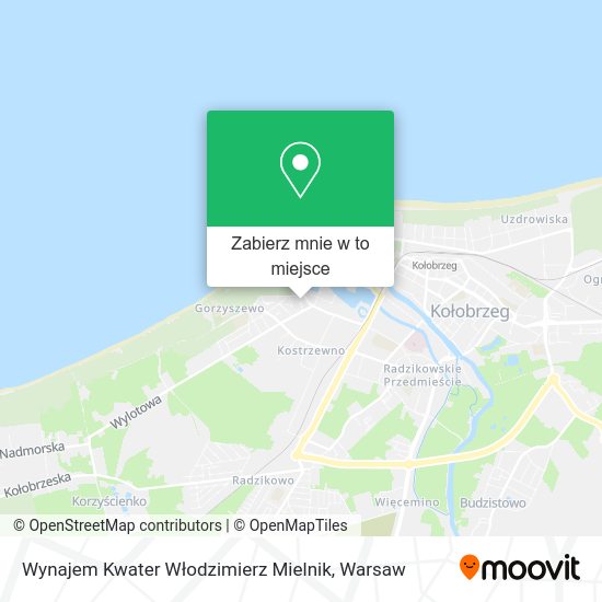 Mapa Wynajem Kwater Włodzimierz Mielnik