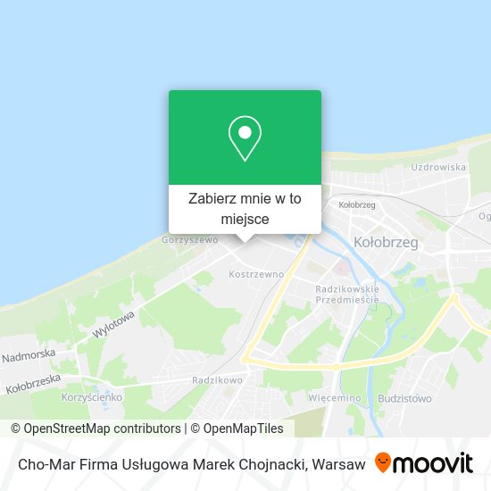 Mapa Cho-Mar Firma Usługowa Marek Chojnacki