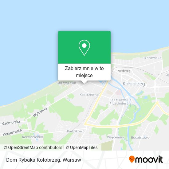 Mapa Dom Rybaka Kołobrzeg