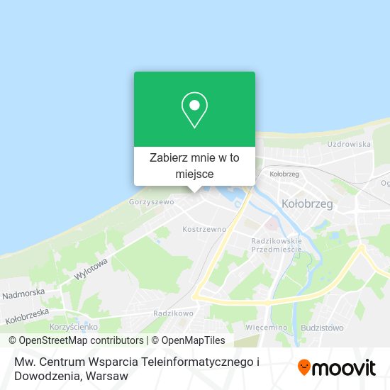 Mapa Mw. Centrum Wsparcia Teleinformatycznego i Dowodzenia