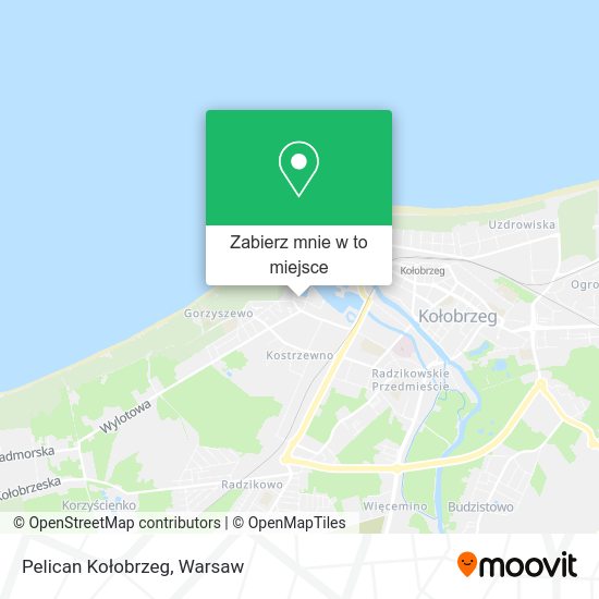 Mapa Pelican Kołobrzeg