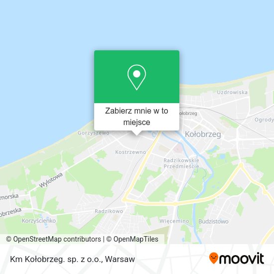 Mapa Km Kołobrzeg. sp. z o.o.