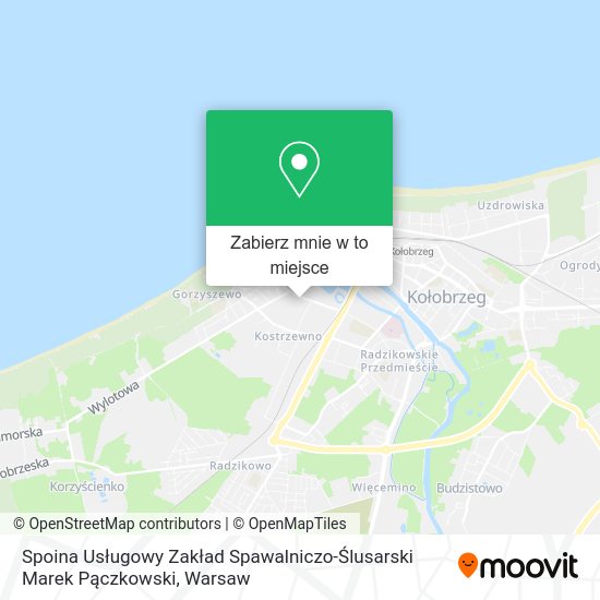 Mapa Spoina Usługowy Zakład Spawalniczo-Ślusarski Marek Pączkowski