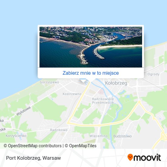 Mapa Port Kolobrzeg