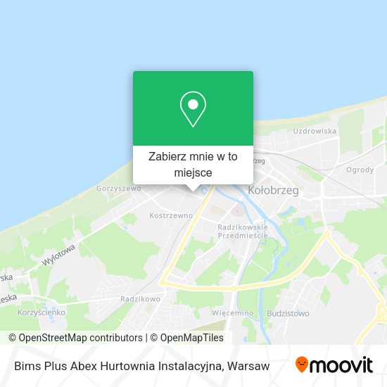 Mapa Bims Plus Abex Hurtownia Instalacyjna