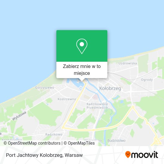 Mapa Port Jachtowy Kolobrzeg