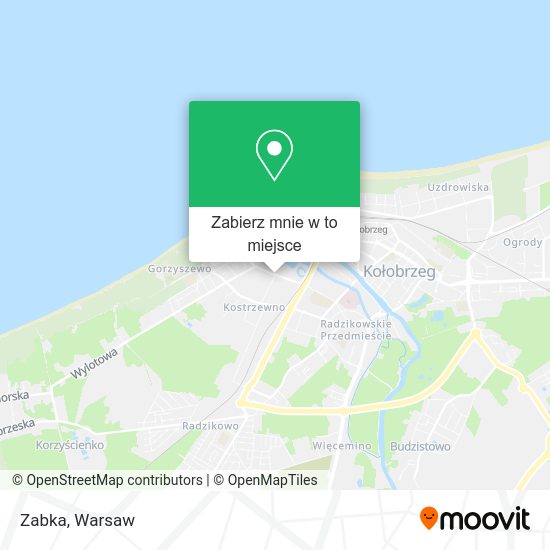 Mapa Zabka