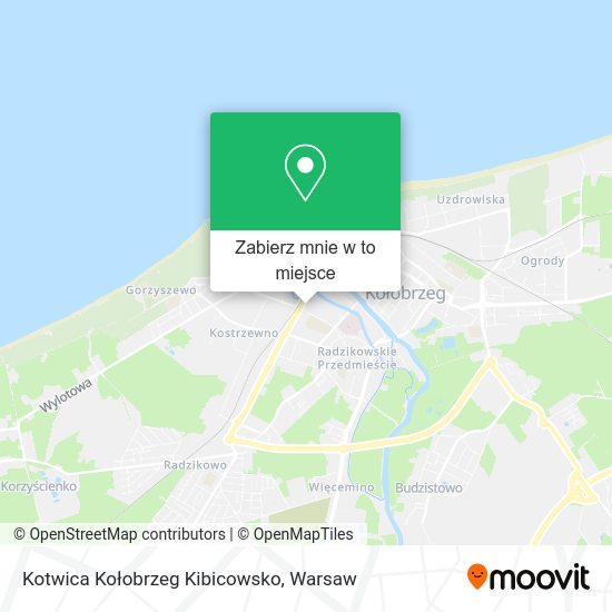 Mapa Kotwica Kołobrzeg Kibicowsko