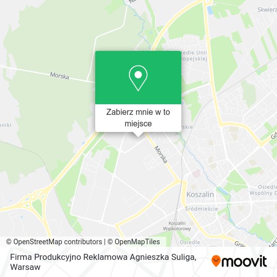 Mapa Firma Produkcyjno Reklamowa Agnieszka Suliga