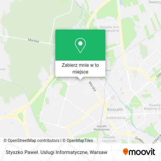 Mapa Styszko Paweł. Usługi Informatyczne