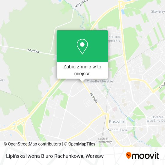 Mapa Lipińska Iwona Biuro Rachunkowe