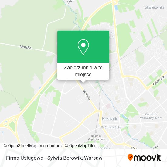 Mapa Firma Usługowa - Sylwia Borowik