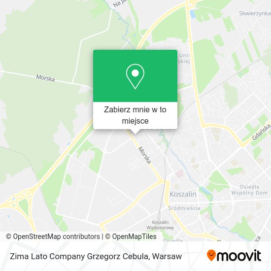 Mapa Zima Lato Company Grzegorz Cebula