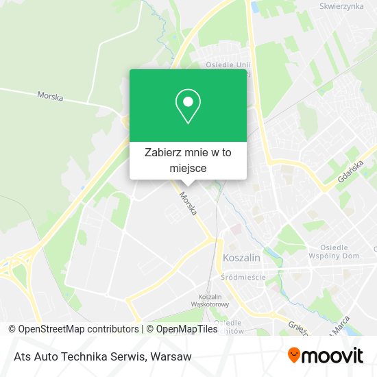 Mapa Ats Auto Technika Serwis