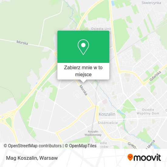 Mapa Mag Koszalin