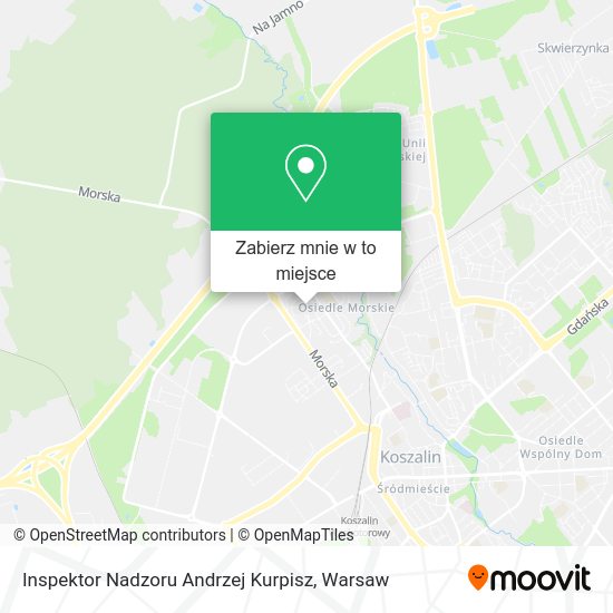 Mapa Inspektor Nadzoru Andrzej Kurpisz