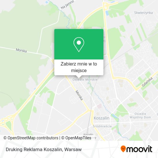 Mapa Druking Reklama Koszalin