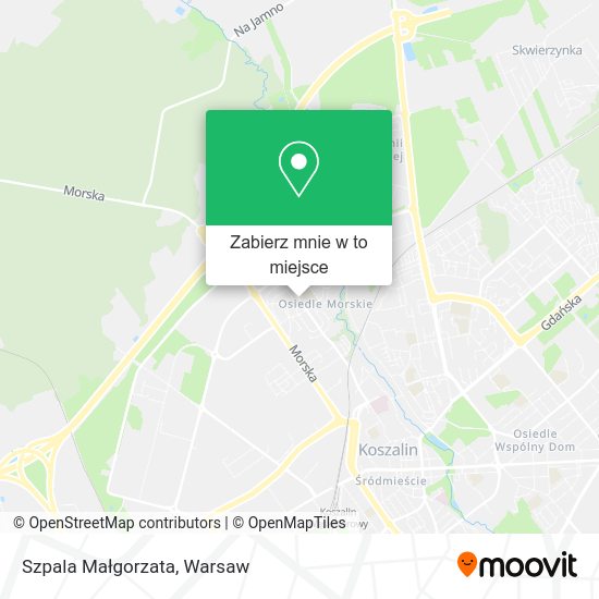 Mapa Szpala Małgorzata