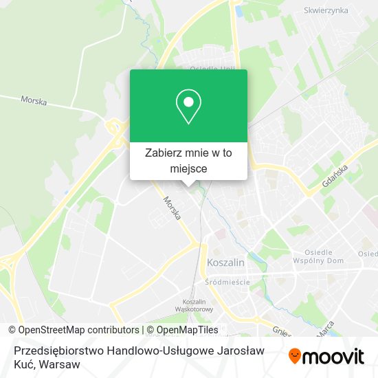 Mapa Przedsiębiorstwo Handlowo-Usługowe Jarosław Kuć