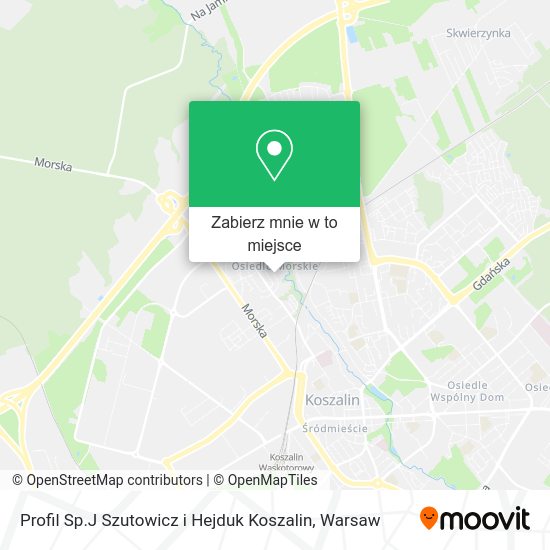 Mapa Profil Sp.J Szutowicz i Hejduk Koszalin