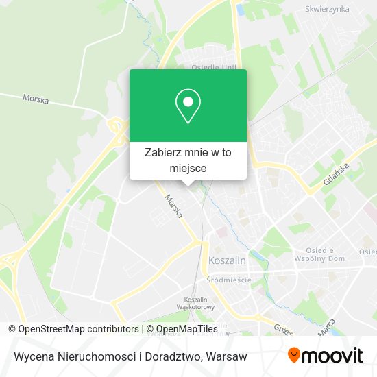 Mapa Wycena Nieruchomosci i Doradztwo