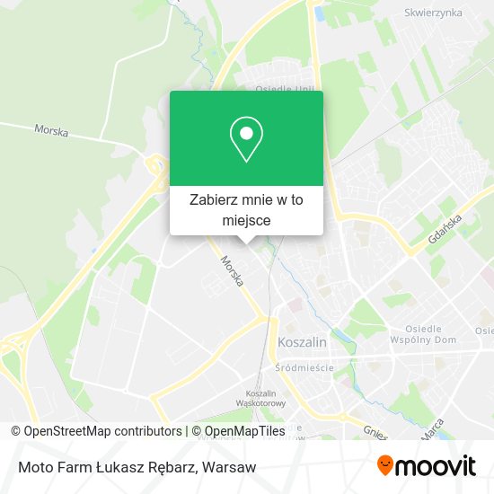 Mapa Moto Farm Łukasz Rębarz