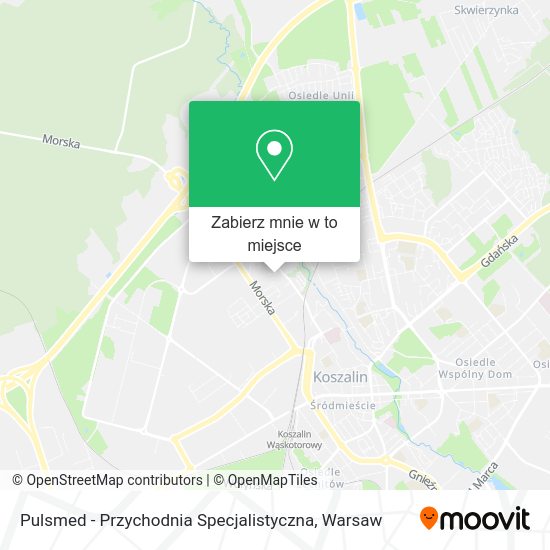 Mapa Pulsmed - Przychodnia Specjalistyczna