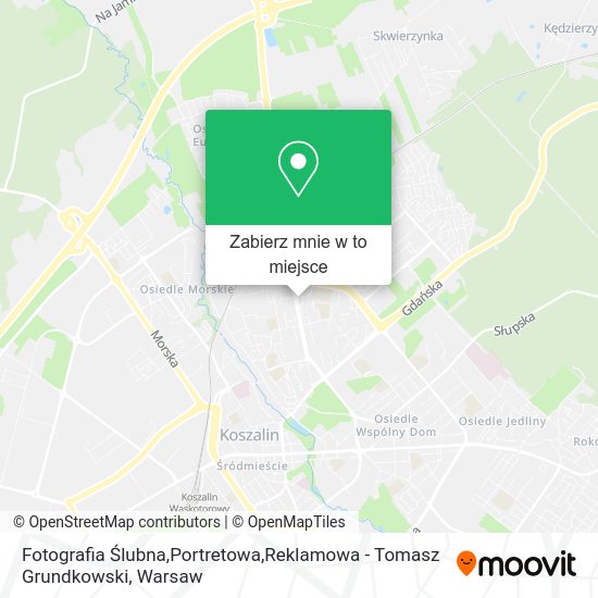 Mapa Fotografia Ślubna,Portretowa,Reklamowa - Tomasz Grundkowski