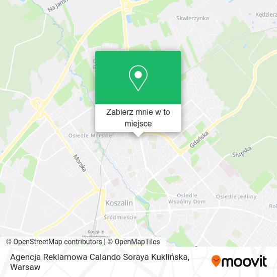 Mapa Agencja Reklamowa Calando Soraya Kuklińska