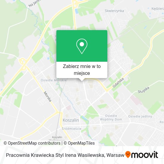 Mapa Pracownia Krawiecka Styl Irena Wasilewska