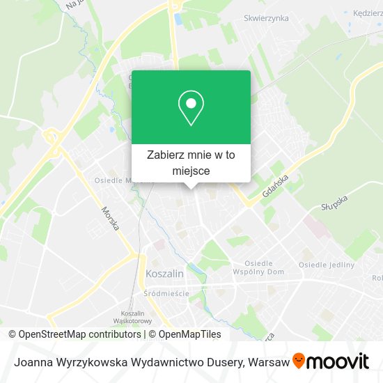 Mapa Joanna Wyrzykowska Wydawnictwo Dusery