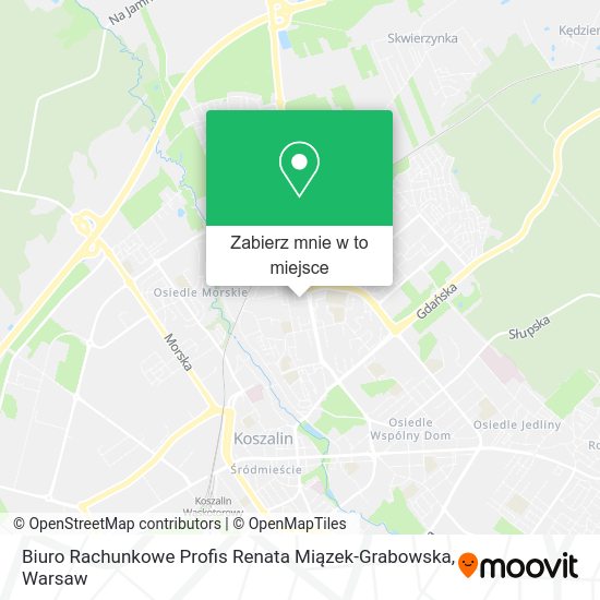 Mapa Biuro Rachunkowe Profis Renata Miązek-Grabowska