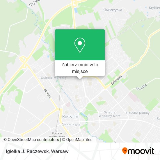 Mapa Igielka J. Raczewsk