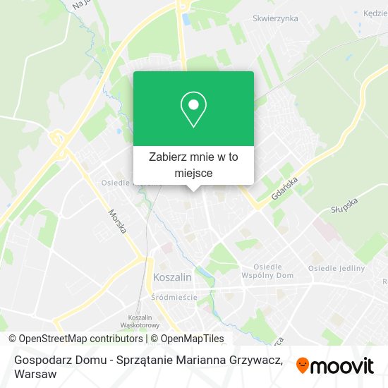 Mapa Gospodarz Domu - Sprzątanie Marianna Grzywacz