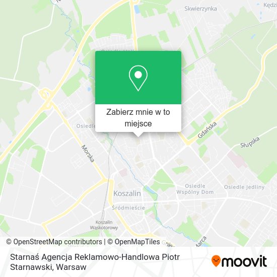 Mapa Starnaś Agencja Reklamowo-Handlowa Piotr Starnawski