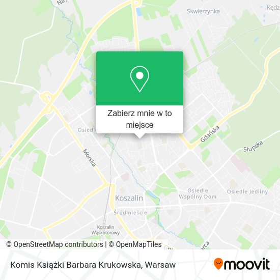 Mapa Komis Książki Barbara Krukowska