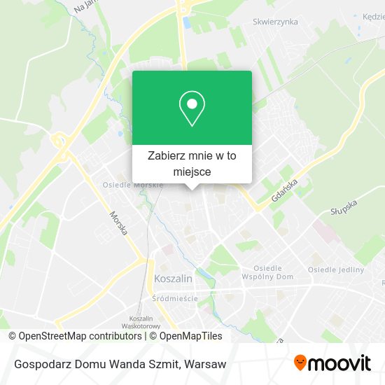 Mapa Gospodarz Domu Wanda Szmit