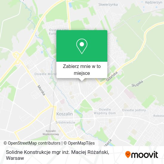 Mapa Solidne Konstrukcje mgr inż. Maciej Różański